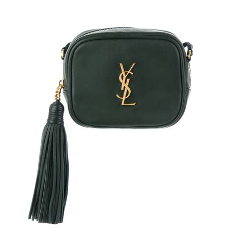 SAINT LAURENT Nappa Monogram Blogger Bag 